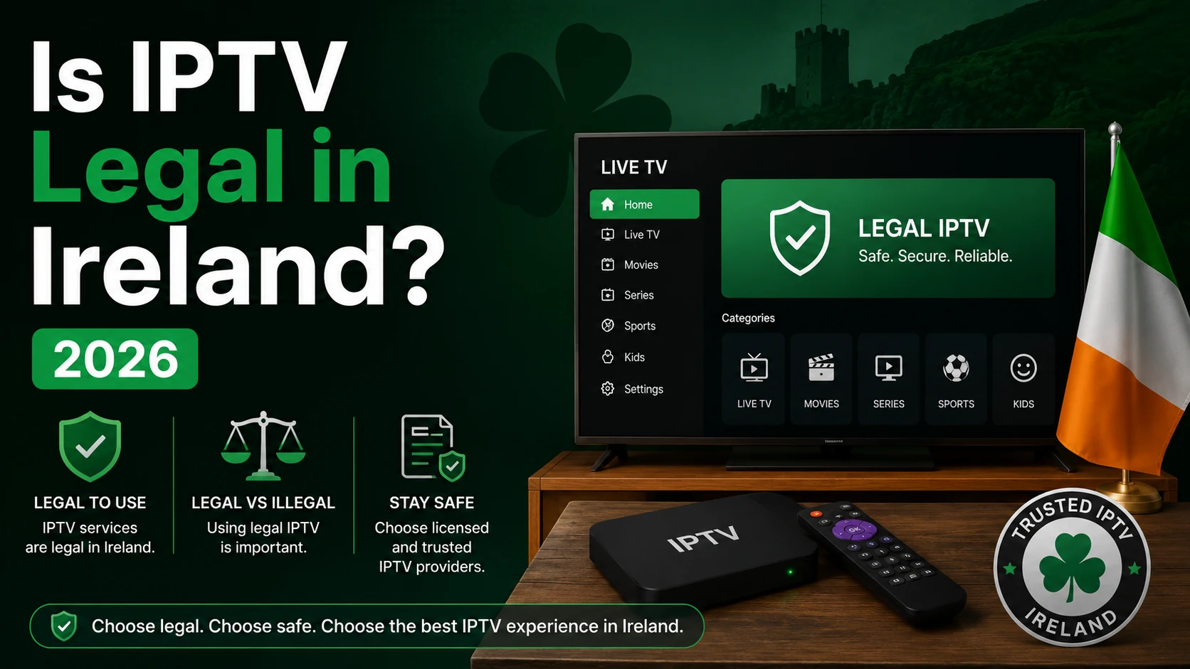 Is IPTV Legal in Ireland? 2026