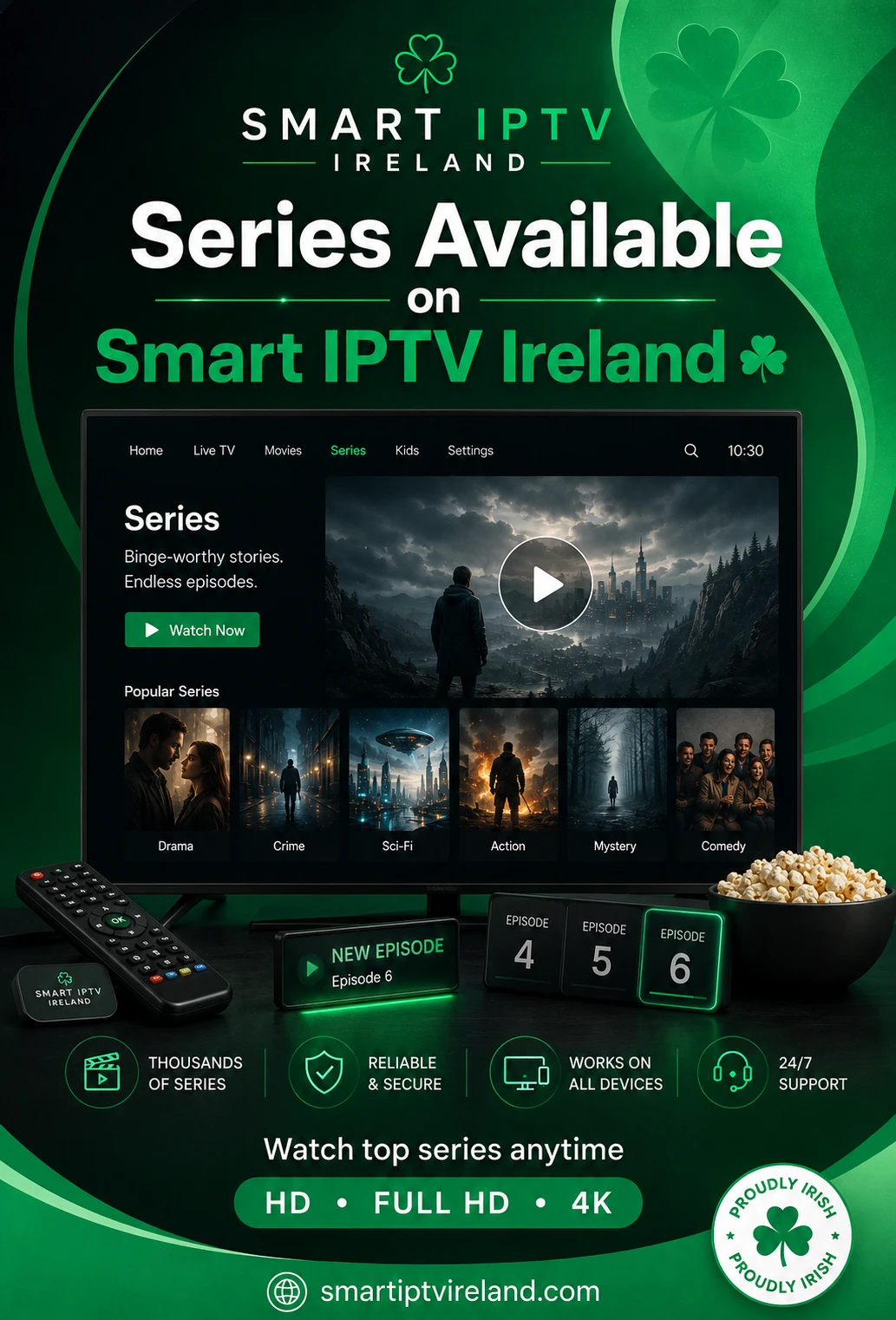 Series available on Smart IPTV Ireland